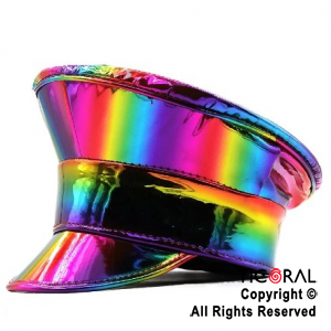 SOMBRERO CAPITAN MULTICOLOR TORNASOLADO x 1
